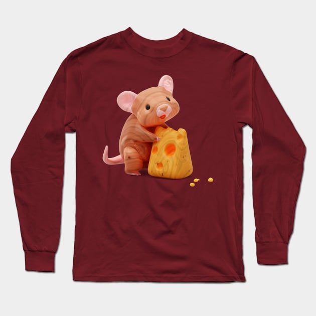 Cute Ratón (Mouse) Long Sleeve T-Shirt by SoloSalsero